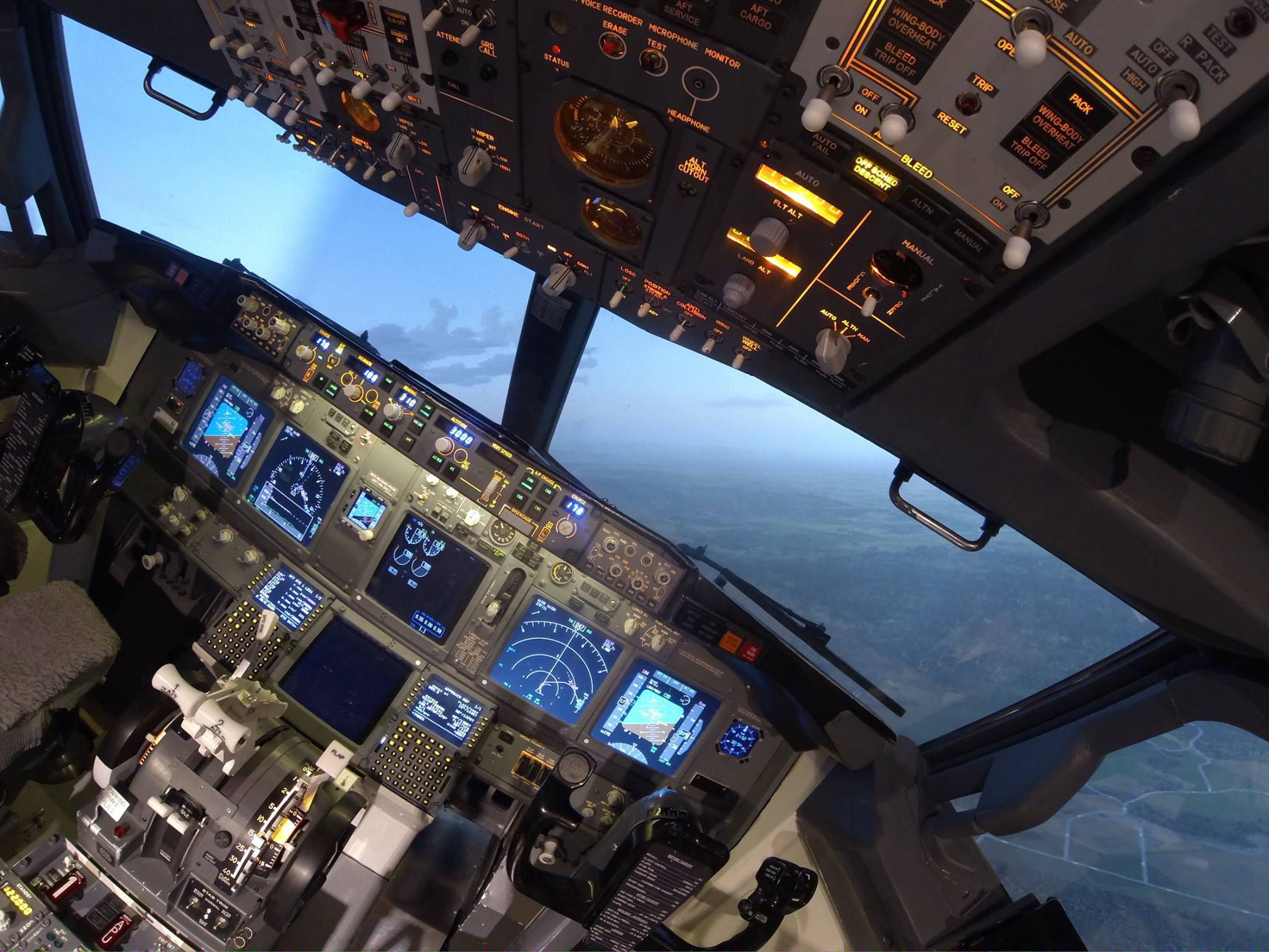 Fullskala Boeing 737-800 flysimulator Oslo