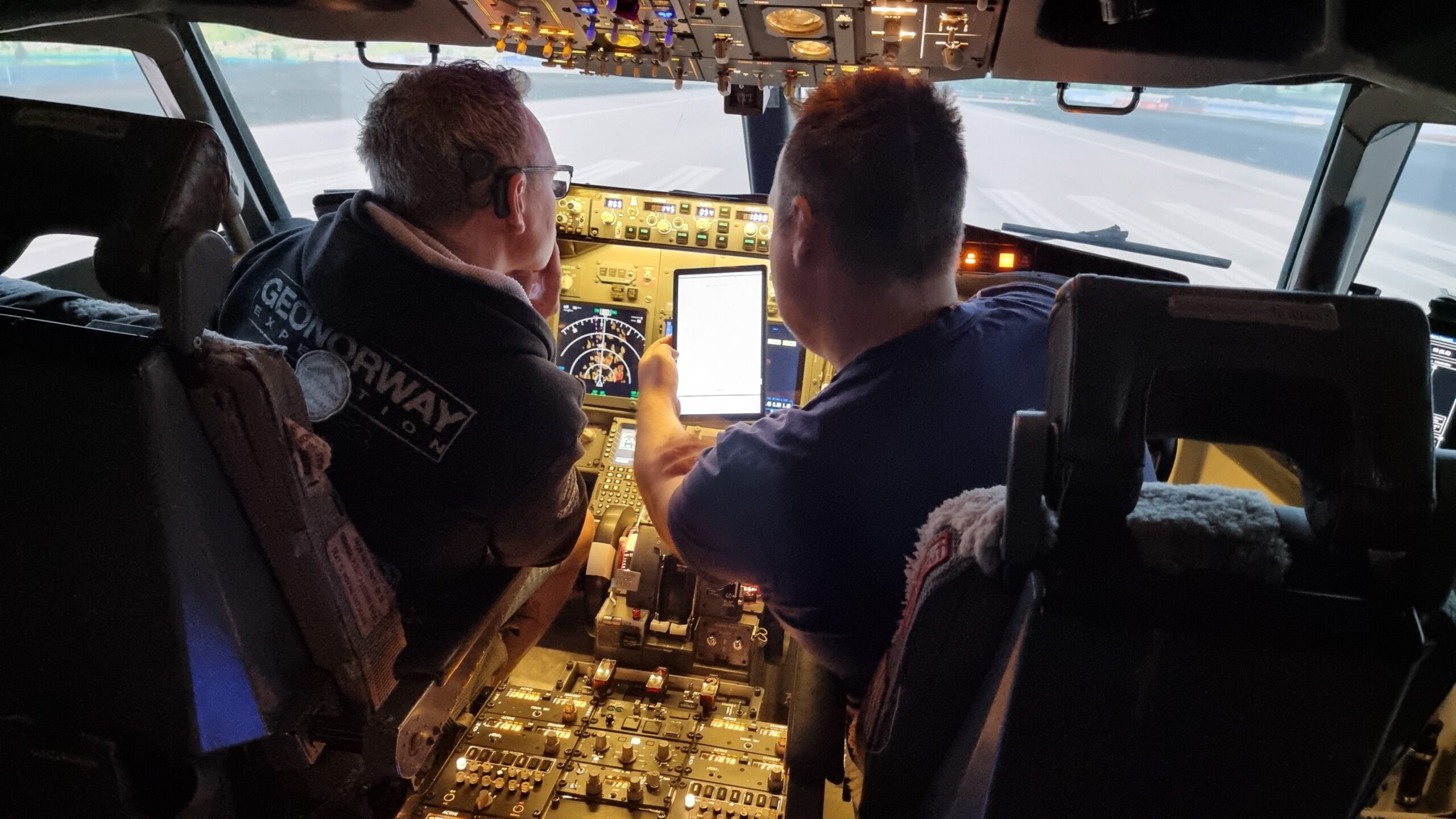 Briefing før avgang. Kommunikasjon i cockpit
