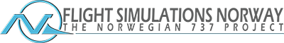 Firmalogo for Flight Simulations Norway Boeing 737 flysimulator